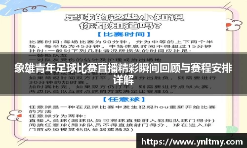 象雄青年足球比赛直播精彩瞬间回顾与赛程安排详解