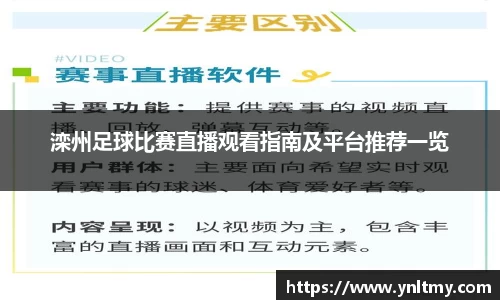 滦州足球比赛直播观看指南及平台推荐一览